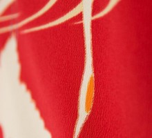 レンタル袴|鶴|レトロ|卒業式袴フルセット(赤系)|卒業袴(普通サイズ)2