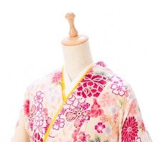 卒業式 袴|148〜153|桜菊牡丹柄の卒業式袴フルセット(ピンク系)|卒業袴(普通サイズ)