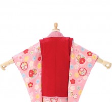JAPAN STYLE|七五三着物3歳　女の子(被布)フルセット(ピンク系 )|女の子(三歳)　