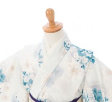 卒園袴|110〜120cm|ぷちぷり|卒園式袴レンタルフルセット(白系)|女の子(卒園式袴)