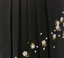 スモール|148〜153cm|卒業式袴フルセット(ブラック系)|卒業袴(小さいサイズ)(スモール)