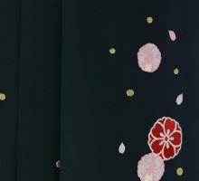 袴レンタル|小学生女の子|卒業袴フルセット(ブラック系)|女の子(小学生袴)2