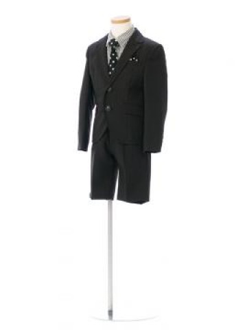 レンタルスーツ男の子 (110cm) 5～6歳 子供フォーマルスーツ(ブラック系)|男の子(スーツ)