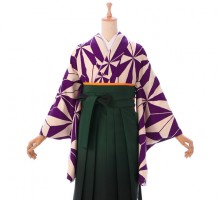 158～162㎝|レトロ|レンタル袴|卒業式袴フルセット(紫系)|卒業袴(普通サイズ)4
