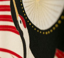 振袖袴|158〜163㎝|きもの道楽|鶴梅|卒業式袴フルセット(白系)|卒業袴(普通サイズ)