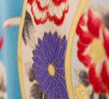 振袖袴|158〜163㎝|岡重振袖と袴のセット|卒業式袴フルセット(ブルー系)|卒業袴(普通サイズ)
