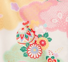 レンタル衣装 |花うさぎ|古典柄の七五三着物レンタルフルセット(ピンク系)|女の子(七歳)