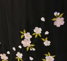 赤地　花の丸柄の卒業式袴フルセット(赤系)|卒業袴(普通サイズ)