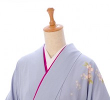先生　卒業式|袖ぼかし桜柄の卒業式袴フルセット(ブルー系)|卒業袴(普通サイズ)