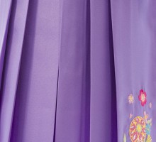 卒園袴|花わらべ|115〜125cm|卒園式袴レンタルフルセット(ブルー系)|女の子(卒園式袴)