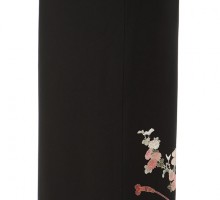 黒留袖|Mサイズ|150〜155cm|7〜13号|正絹|黒留袖フルセット| 黒留袖