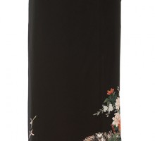 黒留袖|Mサイズ|145〜152cm|7〜13号|正絹|黒留袖フルセット| 黒留袖