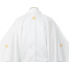 男性用袴|E-SV03-5-1|5号白紋付/白銀ぼかし袴