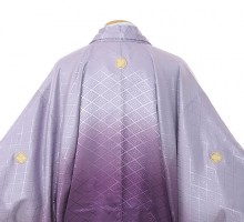 男性用袴|E-SV10-5-1|5号紫紋付/金亀甲袴