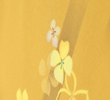可愛らしい小花柄の卒業式袴フルセット(黄色系)|卒業袴(普通サイズ)
