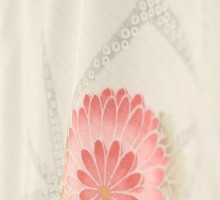 銘仙風牡丹桜菊柄の卒業式袴フルセット(ベージュ系)|卒業袴(普通サイズ)