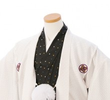 【小学生　袴レンタル】紋付き袴セット!シャレ着物で卒業式　ゆめかんざし