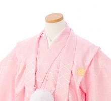 【小学生　袴レンタル】紋付き袴セット!シャレ着物で卒業式　