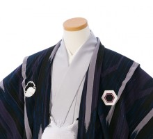 [ジュニア袴　レンタル]小学生　男の子　ジュニア紋付き袴　卒業式　十三参りなどにどうぞ!