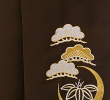 袴レンタル　小学校卒業式　紋付き袴(白系)|男の子(小学生袴)(1枚目)
