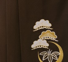 袴レンタル　小学校卒業式　紋付き袴(グリーン系)|男の子(小学生袴)(3枚目)