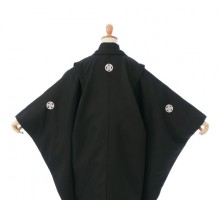 黒紋付|羽織袴|太閤縞袴七五三着物(黒系)|男の子 110cm〜120cm