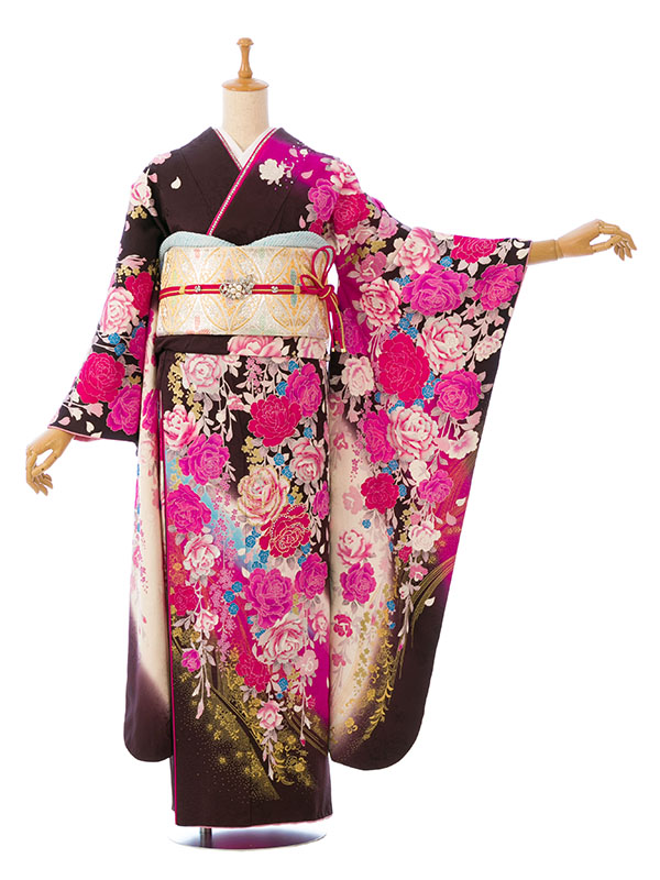 振り袖(桂由美)、長襦袢、袋帯、小物セット ことたりる