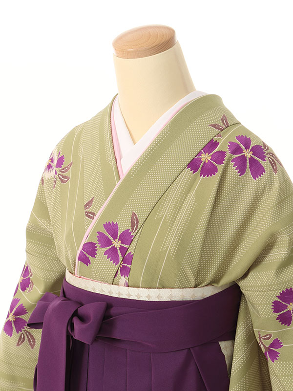 卒業袴|緑系|R1371|対応身長:153-158cm|サイズ:7-13号|全国宅配可 卒業袴|緑系|R1371|対応身長:153-158cm|サイズ:7-13号|全国宅配可