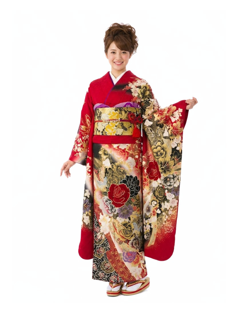 振袖|赤系|桂由美 |対応身長:153-163cm|サイズ:7号-13号|7S492|全国宅配 振袖|赤系|桂由美 |対応身長:153-163cm|サイズ:7号-13号|7S492|全国宅配