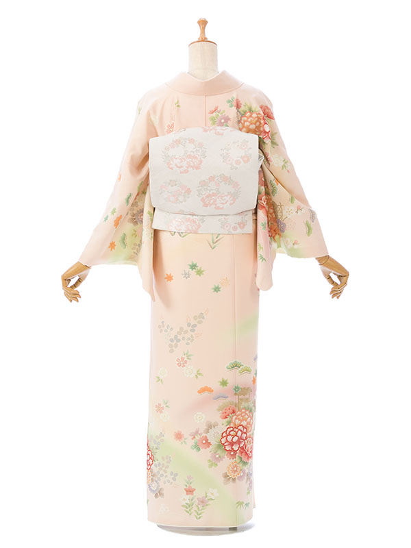 訪問着 身長153-168cm h-261 訪問着|対応身長:153~163cm|ｻｲｽﾞ:7~13号|JAPAN STYLE|#2L724