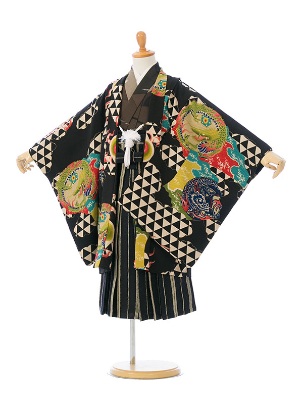 美品】鷲の飛翔模様 高品質七五三着物 季節・年中行事
