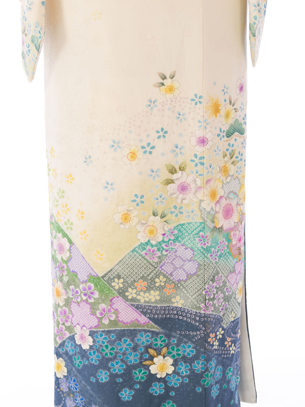 わぉ閉店セール☆正絹長襦袢☆仮絵羽☆松竹梅☆サクラ☆新品☆日本製☆振袖 わぉ閉店セール☆正絹長襦袢☆仮絵羽☆松竹梅☆サクラ☆新品