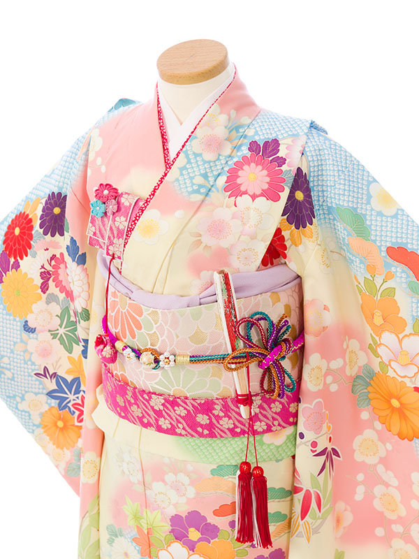 乙葉　七五三　7歳　着物 乙葉|着物レンタル|115〜125cm|七五三着物レンタルフルセット