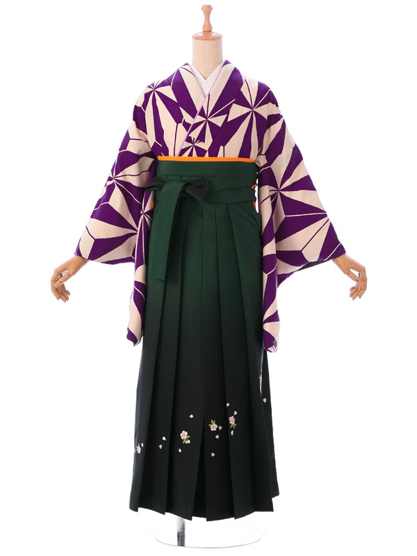 卒業袴|紫系|R1376B|対応身長:153-157cm|ｻｲｽﾞ:7-13号｜全国宅配