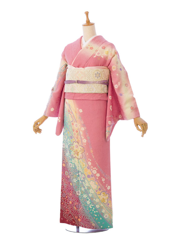 安価 訪問着|対応身長:158~170cm|ｻｲｽﾞ:7~13号|#HADN035｜全国宅配可の 着物・浴衣