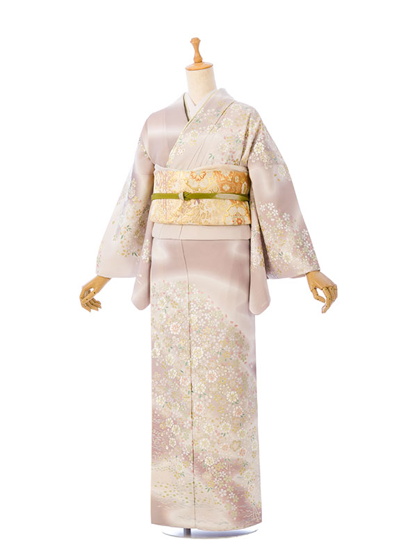 訪問着|桂由美|正絹|金彩|対応身長:153~164cm|ｻｲｽﾞ:7~13号