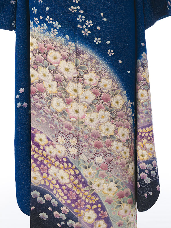 振袖|青系|辻が花|対応身長:158-165cm|サイズ:7号-13号 |5S238 振袖|青系|辻が花|対応身長:158-165cm|サイズ:7号-13号 |5S238