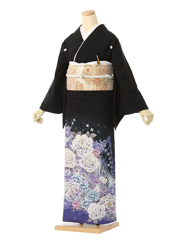 黒留袖|対応身長:155~157cm|ｻｲｽﾞ:7~13号|#4A1197｜全国宅配可の「e