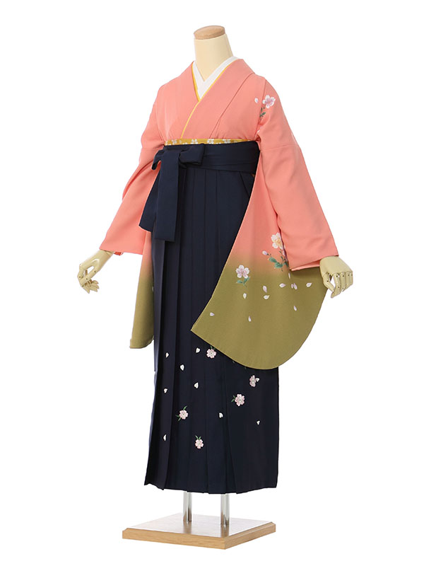 卒業袴|ﾋﾟﾝｸ系|桜|R931|対応身長:153-158cm|ｻｲｽﾞ:7-13号｜全国