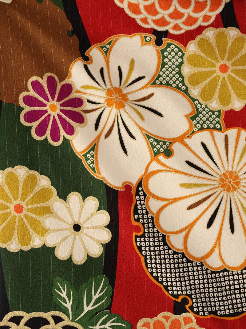 華徒然×吉木千沙都ブランド振袖 ミスティーピンク/淡い色 乱菊柄