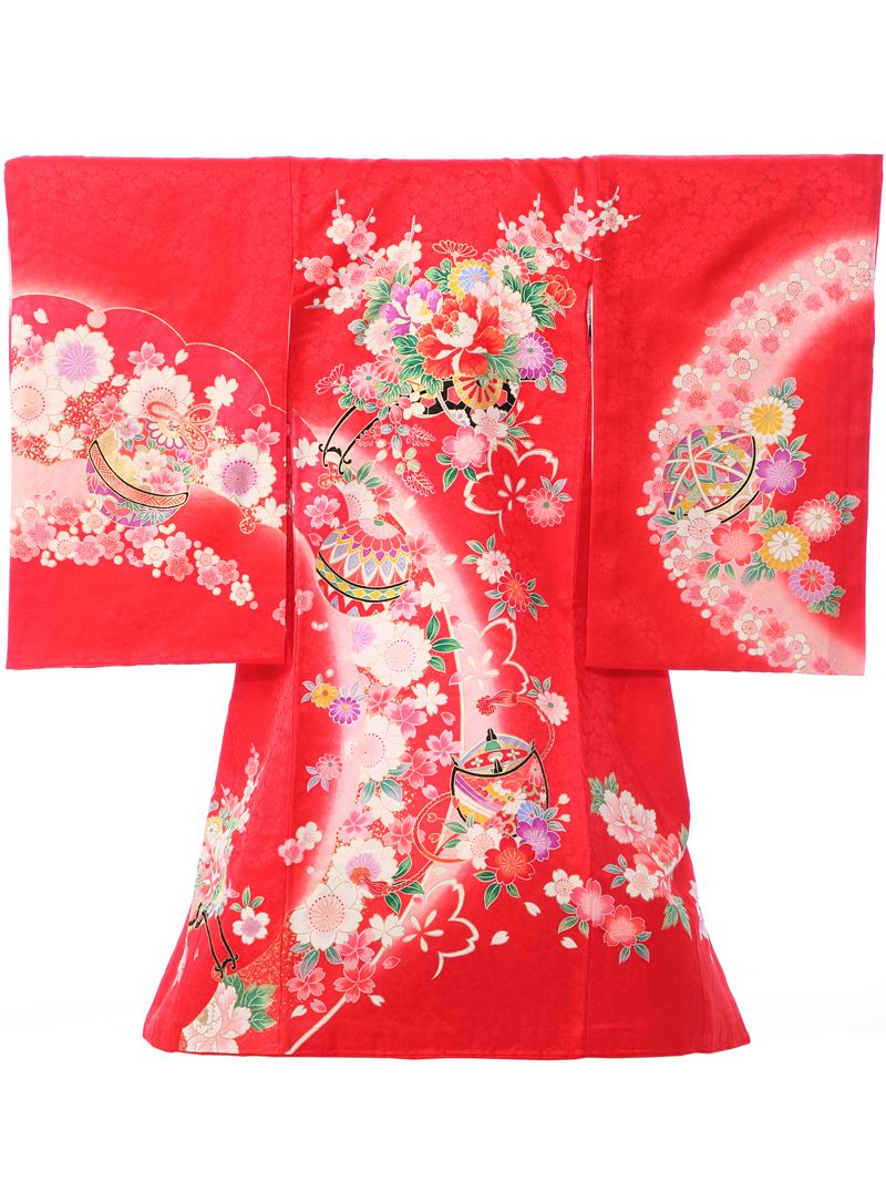 女児産着|お宮参り着物|#E-5N112｜全国宅配可の「e-きものレンタル」