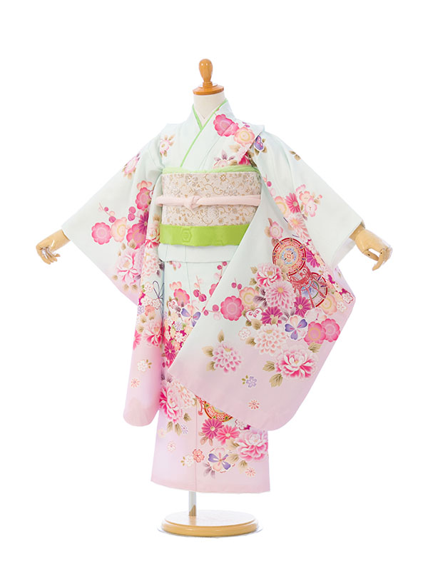 七五三|5歳女児|ミント|百花|#HAP5014|対応身長:105~115cm｜全国宅配可