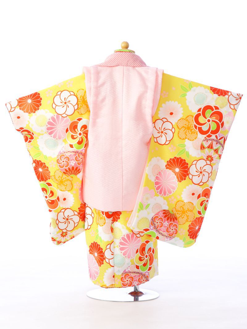 七五三|3歳女児|被布|対応身長:90~100cm|式部浪漫|#E-H-337