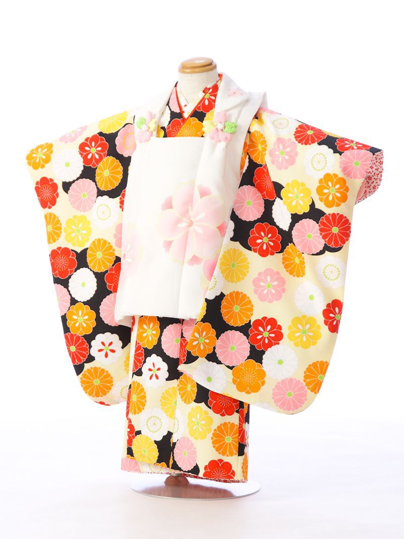 七五三|3歳女児|被布|対応身長:88~98cm|式部浪漫|#e-h-352｜全国