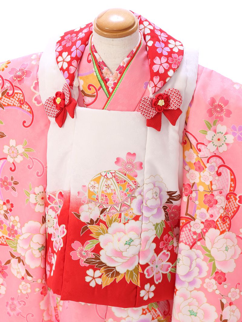 七五三|3歳女児|被布|対応身長:90~100cm|kawaiina|#E-H-403C