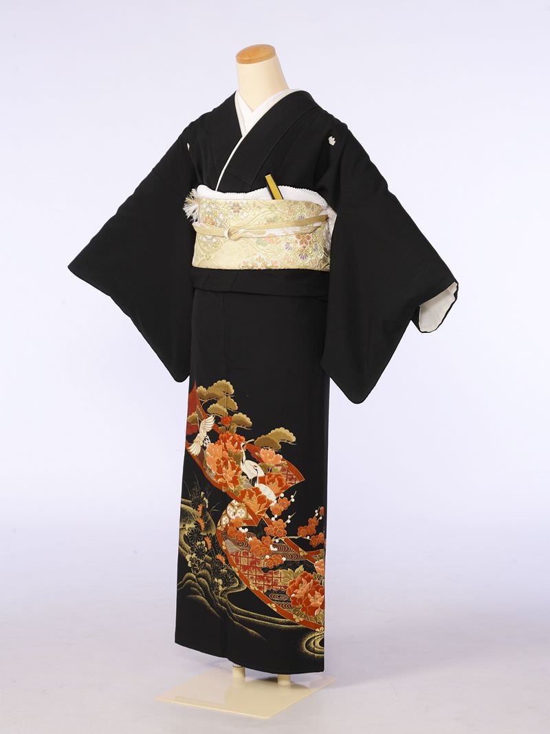 黒留袖|対応身長:146~157cm|サイズ:7~9号|#haa0079|全国宅配可の 黒留袖|対応身長:146~157cm|サイズ:7~9号|#haa0079|全国宅配可の