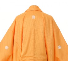 男性用袴 SV38-7-1 オレンジ菱形|銀オレンジ縞袴