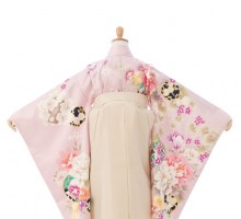 卒園袴|着物|115〜125cm|卒園式袴レンタルフルセット(ピンク系)|女の子(卒園式袴)