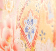 特選|工芸品|高級正絹|初着レンタル|ピンク地に金彩|お宮参り着物フルセット(ピンク系)|女の子