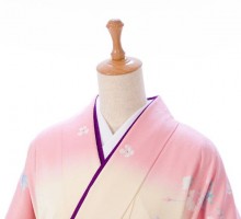 先生|卒業式|黄色ぼかし洋花柄の卒業式袴フルセット(ピンク系)|卒業袴(普通サイズ)